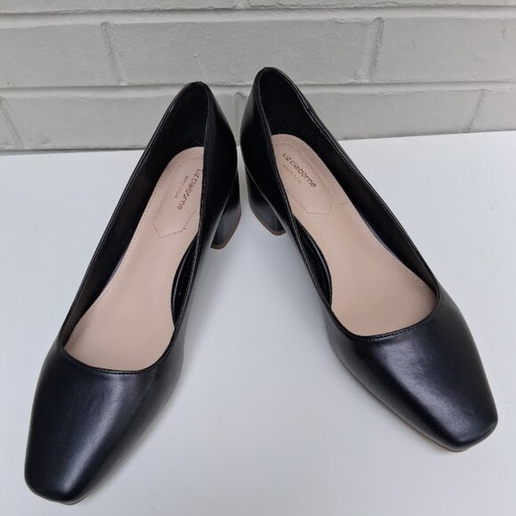 Women fashion Black low Heel Shoe's - Picture 6 of 9